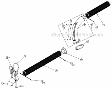 Page A Diagram and Parts List for 8271  Little Wonder Leaf Blower / Vacuum